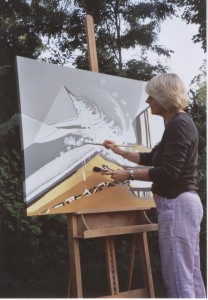 Petra aan het schilderen 600dpi